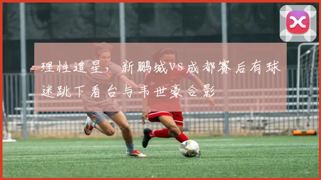 理性追星，新鹏城vs成都赛后有球迷跳下看台与韦世豪合影