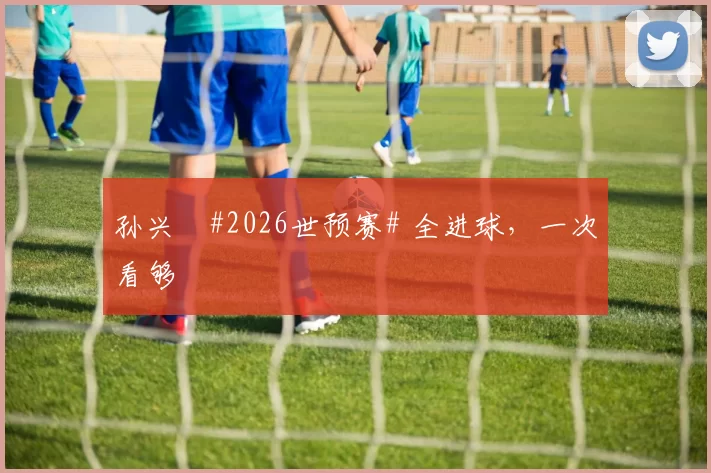 孙兴慜#2026世预赛# 全进球，一次看够
